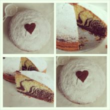 “Prúžkovaný” koláč