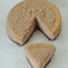 Gaštanový cheesecake