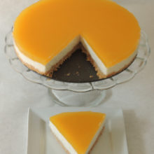 Nepečená tvarohovo-pomarančová torta