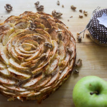 Jablkovo – tvarohová tortička