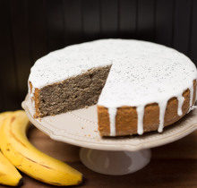 Banánovo-makový koláč